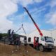 LIFTING OF I-BEAM - BOOMTRUCK IN LOOC MANDAUE CITY